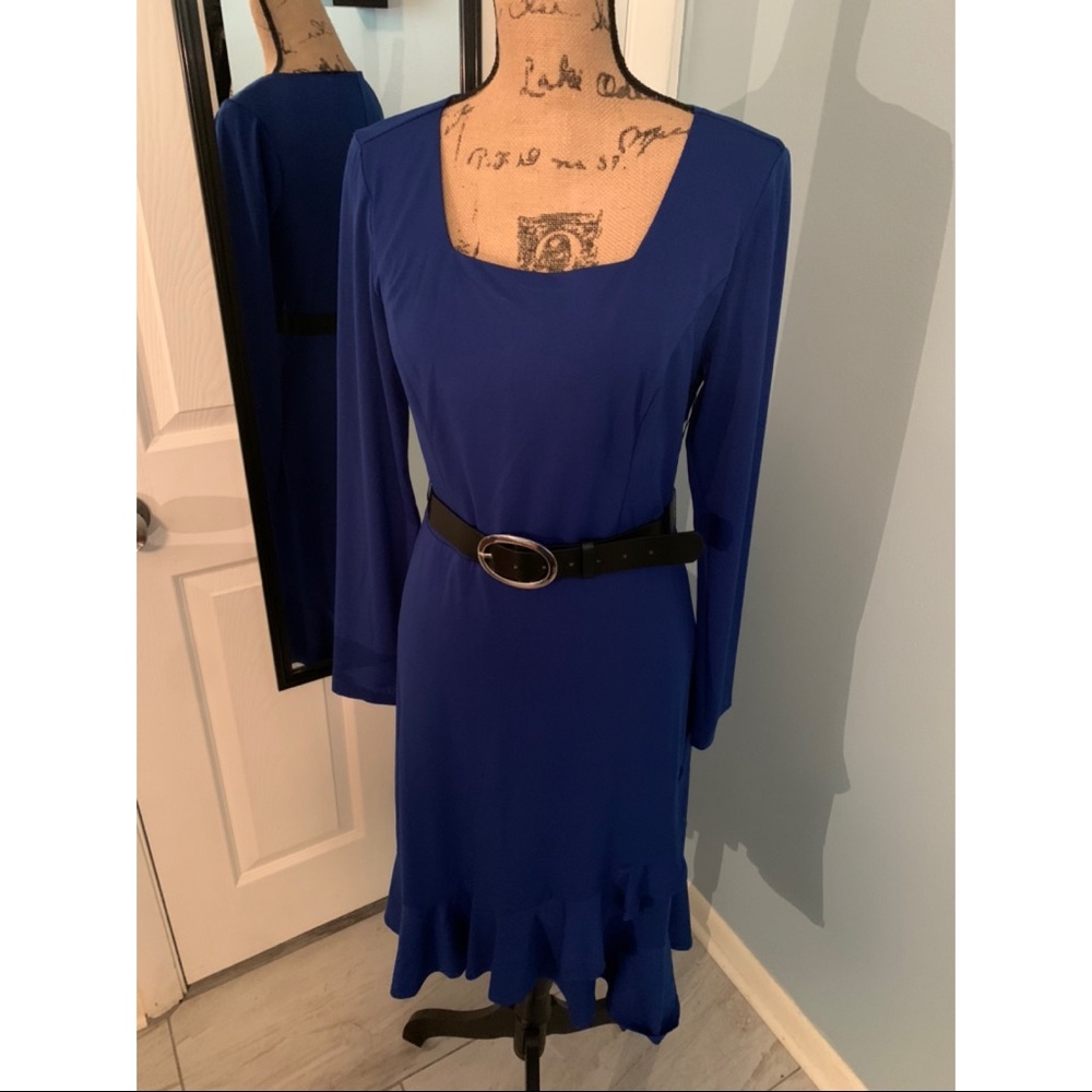 Blue dress
